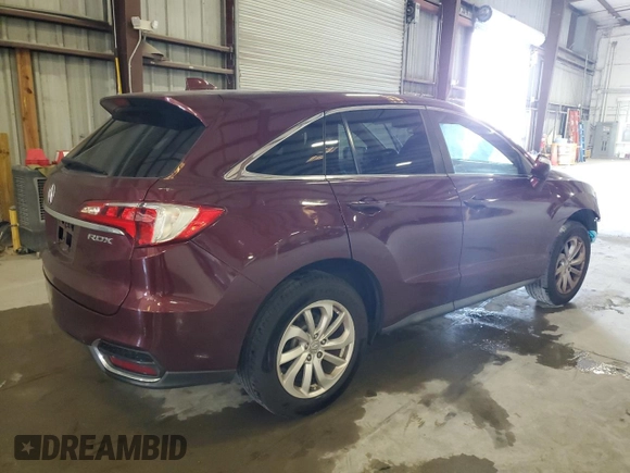 2017 Acura RDX with VIN 5J8TB3H34HL006838, listed as a Copart auction lot 43171295 with 95,592 mi miles and Salvage Title. Bid and sale history available at carsss.com. Image 3.