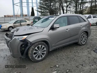 2014 Kia Sorento SX with VIN 5XYKWDA70EG432406, listed as a Copart auction lot 44859275 with 129,610 mi miles and Salvage Title. Bid and sale history available at carsss.com. Image 1.