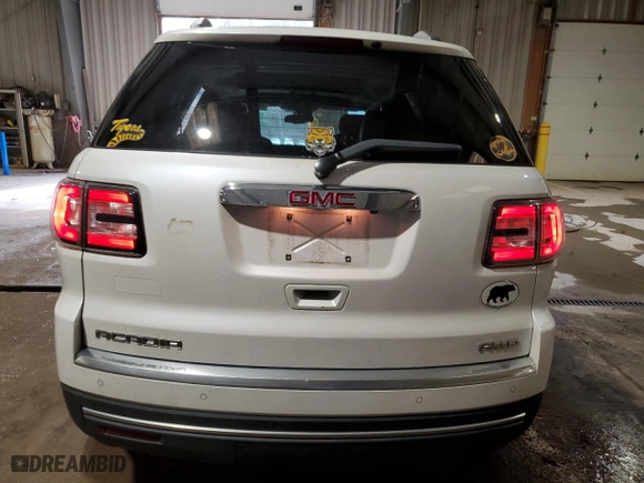 2016 GMC Acadia SLT with VIN 1GKKVRKD5GJ168806, listed as a Copart auction lot 43608115 with 97,583 mi miles and Salvage Title. Bid and sale history available at carsss.com. Image 6.