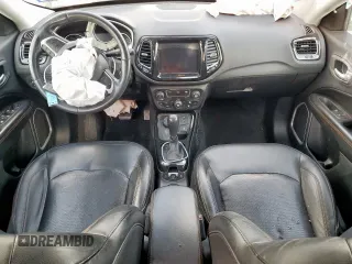 2018 Jeep Compass Limited with VIN 3C4NJDCB9JT206736, listed as a Copart auction lot 59838055 with 124,992 mi miles and Salvage title. Bid and sale history available at DreamBid. Image 8.