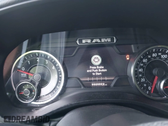 2022 Ram 1500 Big Horn with VIN 1C6RREBG0NN218347, listed as a IAAI auction lot 42498136 with 52,997 mi miles and . Bid and sale history available at DreamBid. Image 7.