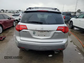 2009 Acura MDX Tech Pkg with VIN 2HNYD28629H515869, listed as a Copart auction lot 80549084 with 0 mi miles and Salvage Title. Bid and sale history available at carsss.com. Image 6.
