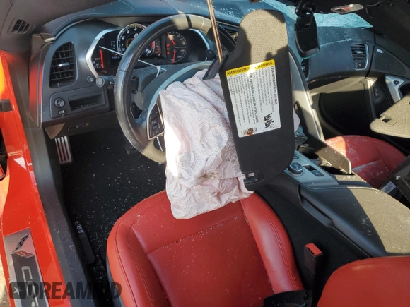2019 Chevrolet Corvette 1LT with VIN 1G1YB2D74K5109933, listed as a Copart auction lot 56147745 with 21,625 mi miles and Salvage title. Bid and sale history available at DreamBid. Image 8.