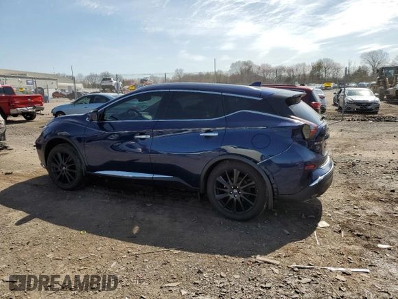 2020 Nissan Murano SL z VIN 5N1AZ2CS9LN170668, wystawiony jako Copart lot #51341835 z przebiegiem 37 432 mil mil oraz Szkoda całkowita • Salvage title. Historia ofert i sprzedaży dostępna na DreamBid. Obrazek 2.