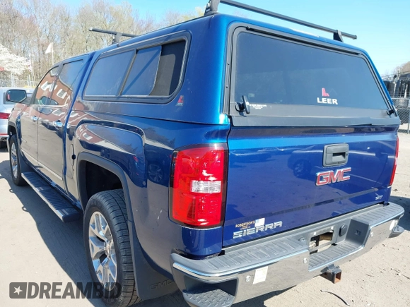 2015 GMC Sierra 1500 SLT with VIN 3GTU2VEC5FG377584, listed as a IAAI auction lot 41957928 with 91,125 mi miles and . Bid and sale history available at DreamBid. Image 3.
