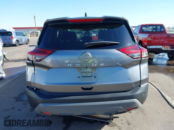 2023 Nissan Rogue S with VIN JN8BT3AA7PW410167, listed as a IAAI auction lot 42277761 with 41,894 mi miles and . Bid and sale history available at DreamBid. Image 16.