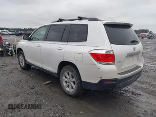 2013 Toyota Highlander with VIN 5TDZA3EH2DS035257, listed as a IAAI auction lot 41606436 with 208,721 mi miles and . Bid and sale history available at DreamBid. Image 3.