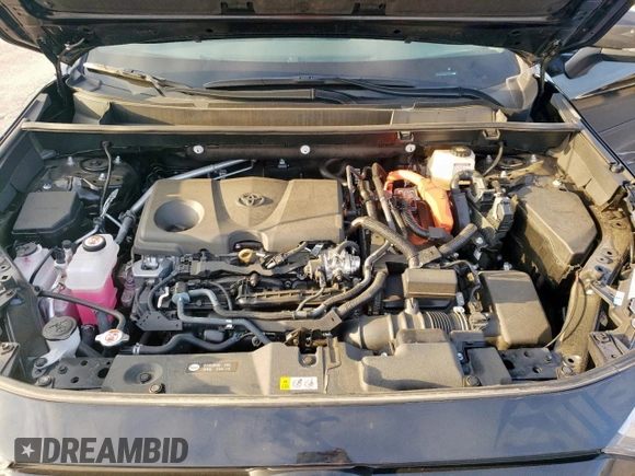 2024 Toyota RAV4 Hybrid XLE Premium with VIN 4T3B6RFV9RU158019, listed as a Copart auction lot 53633225 with 9,417 mi miles and Salvage Title. Bid and sale history available at carsss.com. Image 12.