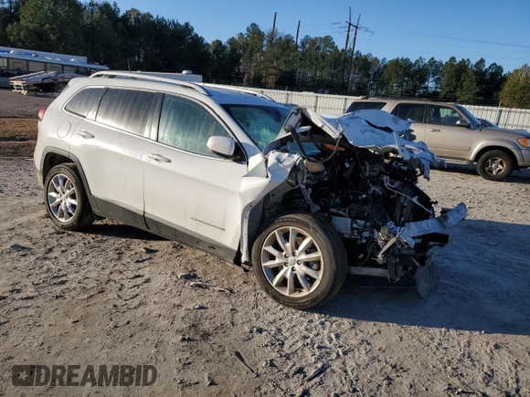 2017 Jeep Cherokee Limited with VIN 1C4PJLDS1HW541639, listed as a Copart auction lot 89288465 with Not Provided miles and Salvage Title. Bid and sale history available at carsss.com. Image 4.