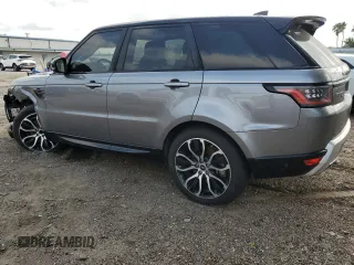 2021 Land Rover Range Rover Sport HSE Silver Edition with VIN SALWR2SU4MA749615, listed as a Copart auction lot 50415645 with 76,370 mi miles and Salvage title. Bid and sale history available at DreamBid. Image 2.