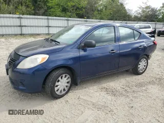 2014 Nissan Versa SV with VIN 3N1CN7AP0EL854809, listed as a Copart auction lot 53725955 with 112,533 mi miles and Salvage Title. Bid and sale history available at DreamBid. Image 1.
