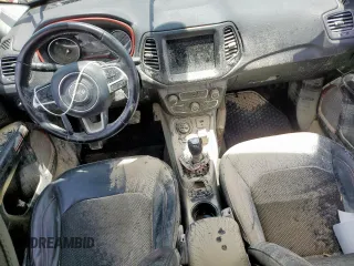 2020 Jeep Compass Trailhawk with VIN 3C4NJDDB5LT177298, listed as a Copart auction lot 61922045 with 108,619 mi miles and Salvage title. Bid and sale history available at DreamBid. Image 8.