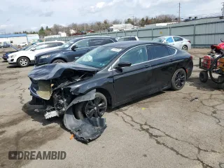 2015 Chrysler 200 Limited with VIN 1C3CCCAB9FN651729, listed as a Copart auction lot 51156705 with 163,926 mi miles and Salvage Title. Bid and sale history available at carsss.com. Image 1.