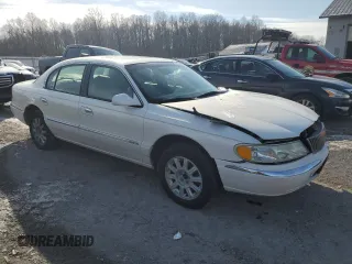 2002 Lincoln Continental with VIN 1LNHM97V42Y620508, listed as a Copart auction lot 42642755 with 0 mi miles and Salvage Title. Bid and sale history available at carsss.com. Image 4.