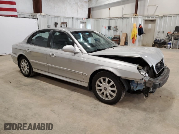 2003 Hyundai Sonata GLS with VIN KMHWF35H63A897263, listed as a Copart auction lot 52304565 with 112,708 mi miles and Non Repairable. Bid and sale history available at carsss.com. Image 4.
