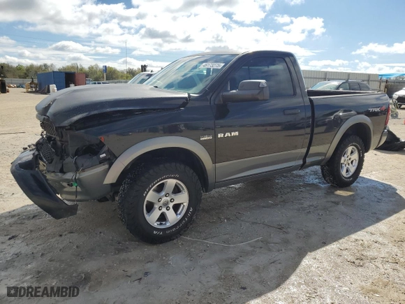 2010 Dodge Ram 1500 Sport with VIN 3D7JV1ET2AG119024, listed as a Copart auction lot 46173275 with 113,766 mi miles and Salvage Title. Bid and sale history available at carsss.com. Image 1.