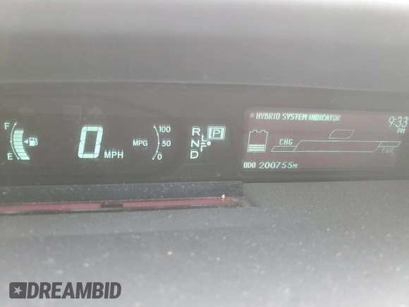 2010 Toyota Prius II with VIN JTDKN3DU8A0059999, listed as a Copart auction lot 50735685 with 200,755 mi miles and Salvage Title. Bid and sale history available at carsss.com. Image 9.