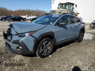 2024 Subaru Crosstrek Premium с VIN JF2GUADCXR8350622, выставлен на аукционе Copart как лот 51896525 с пробегом 5 450 миль миль и Списание • Salvage title. История ставок и продаж доступна на DreamBid. Изображение 1.