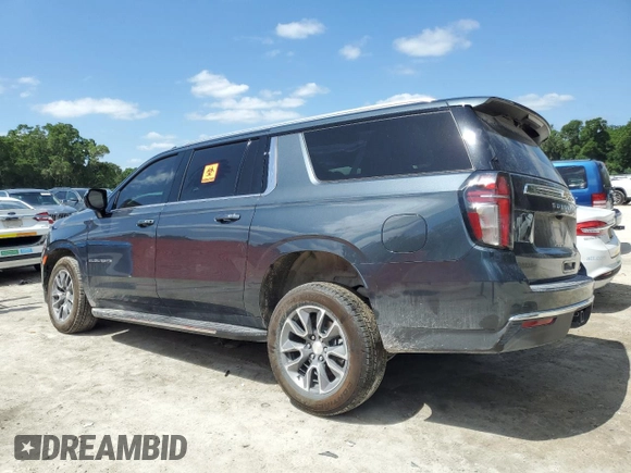 2021 Chevrolet Suburban LT with VIN 1GNSCCKD2MR469892, listed as a Copart auction lot 53993195 with 78,685 mi miles and Salvage title. Bid and sale history available at DreamBid. Image 2.