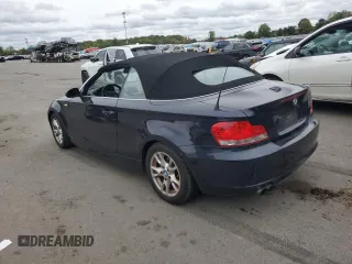2009 BMW 1 Series 128i with VIN WBAUN13559VH80948, listed as a Copart auction lot 73012384 with 130,694 mi miles and Clean Title. Bid and sale history available at carsss.com. Image 2.