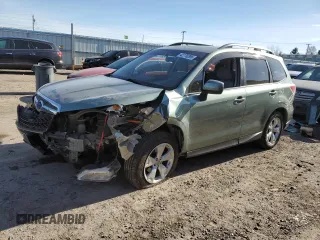2015 Subaru Forester 2.5i Premium with VIN JF2SJADC8FH554463, listed as a Copart auction lot 42779295 with 0 mi miles and Salvage Title. Bid and sale history available at carsss.com. Image 1.