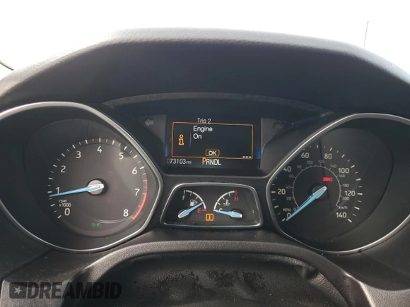 2016 Ford Focus S with VIN 1FADP3E23GL228856, listed as a Copart auction lot 52351095 with 73,103 mi miles and Salvage Title. Bid and sale history available at carsss.com. Image 9.