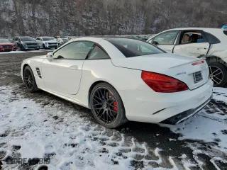 2017 Mercedes-Benz SL-Class SL 63 AMG with VIN WDDJK7EA5HF044924, listed as a Copart auction lot 87028304 with 0 mi miles and Non Repairable. Bid and sale history available at carsss.com. Image 2.