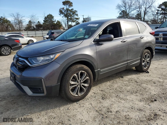 2022 Honda CR-V EX with VIN 2HKRW2H58NH621353, listed as a Copart auction lot 48478205 with 96,614 mi miles and Salvage Title. Bid and sale history available at carsss.com. Image 1.