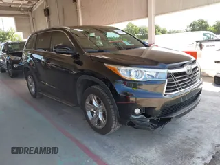 2014 Toyota Highlander Limited with VIN 5TDYKRFH0ES006562, listed as a IAAI auction lot 42629226 with 188,778 mi miles and . Bid and sale history available at DreamBid. Image 1.