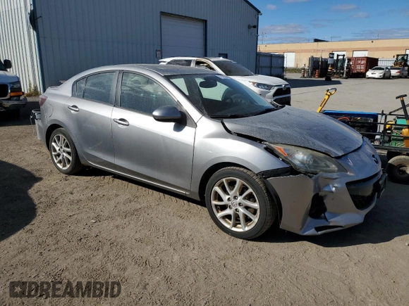2012 Mazda 3 S Grand Touring with VIN JM1BL1W51C1514141, listed as a Copart auction lot 77576334 with 193,279 mi miles and Salvage Title. Bid and sale history available at DreamBid. Image 4.