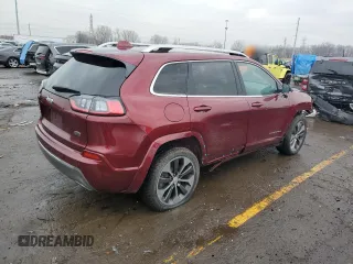 2019 Jeep Cherokee Overland with VIN 1C4PJMJN7KD116482, listed as a Copart auction lot 43687555 with 31,732 mi miles and Clean title. Bid and sale history available at DreamBid. Image 3.