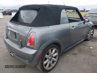 2007 MINI Convertible S with VIN WMWRH33527TJ43515, listed as a IAAI auction lot 41651846 with Not provided miles and . Bid and sale history available at DreamBid. Image 4.