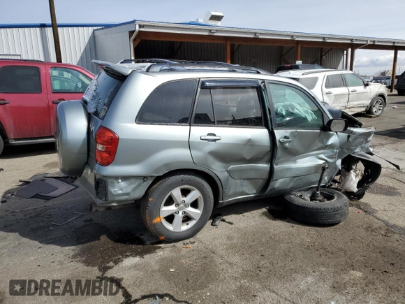 2005 Toyota RAV4 with VIN JTEHD20V650056154, listed as a Copart auction lot 49906175 with 252,836 mi miles and Salvage Title. Bid and sale history available at carsss.com. Image 3.
