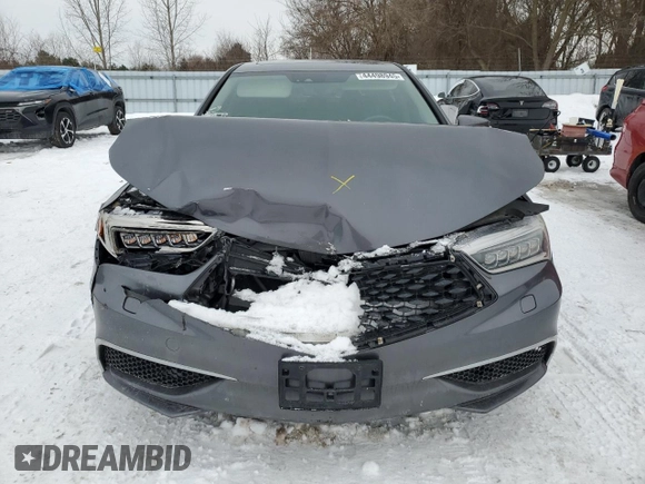 2018 Acura TLX Technology with VIN 19UUB3F58JA802955, listed as a Copart auction lot 44498945 with 128,179 mi miles and Salvage title. Bid and sale history available at DreamBid. Image 5.