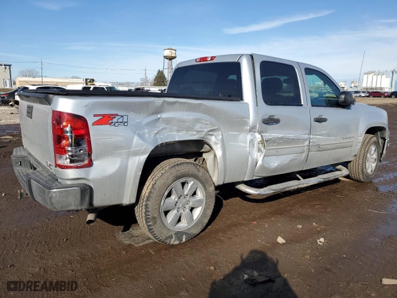 2012 GMC Sierra 1500 SLE with VIN 3GTP2VE70CG180057, listed as a Copart auction lot 46875355 with 185,090 mi miles and Salvage Title. Bid and sale history available at carsss.com. Image 3.