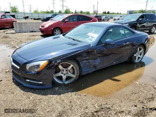 2014 Mercedes-Benz SL-Class SL 550 with VIN WDDJK7DA5EF022631, listed as a Copart auction lot 62602684 with 58,423 mi miles and Salvage Title. Bid and sale history available at carsss.com. Image 1.