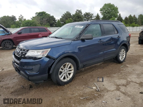 2016 Ford Explorer with VIN 1FM5K7BH2GGB78386, listed as a Copart auction lot 58615055 with 169,190 mi miles and Salvage title. Bid and sale history available at DreamBid. Image 1.