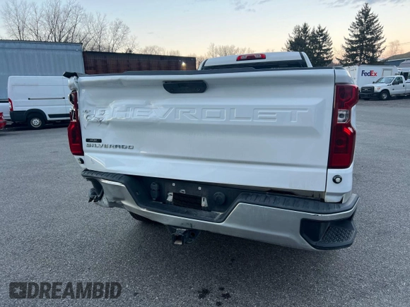 2021 Chevrolet Silverado 1500 Work Truck with VIN 3GCNWAEH2MG313335, listed as a Copart auction lot 83496604 with 79,692 mi miles and Clean Title. Bid and sale history available at carsss.com. Image 6.