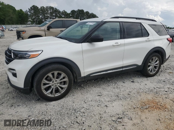 2020 Ford Explorer XLT z VIN 1FMSK7DH1LGB80124, wystawiony jako Copart lot #53377115 z przebiegiem 107 779 mil mil oraz Szkoda całkowita • Salvage title. Historia ofert i sprzedaży dostępna na DreamBid. Obrazek 1.