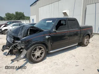 2002 Ford F-150 Harley Davidson with VIN 1FTRW07312KC64714, listed as a Copart auction lot 51275124 with 198,826 mi miles and Non Repairable. Bid and sale history available at carsss.com. Image 1.