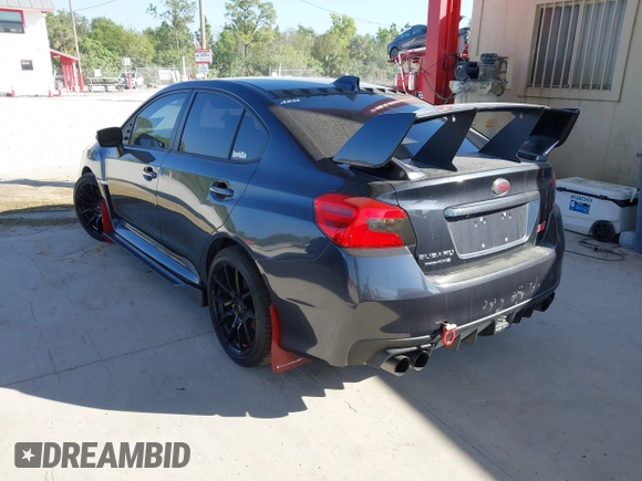 2019 Subaru WRX STI with VIN JF1VA2S67K9821617, listed as a IAAI auction lot 41480430 with 26,784 mi miles. Bid and sale history available at carsss.com. Image 3.
