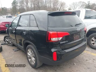 2014 Kia Sorento EX with VIN 5XYKUDA79EG431440, listed as a IAAI auction lot 41850576 with 103,758 mi miles. Bid and sale history available at carsss.com. Image 3.