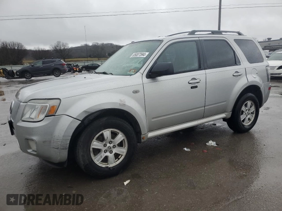 2009 Mercury Mariner with VIN 4M2CU91709KJ00211, listed as a Copart auction lot 85007594 with 111,797 mi miles and Salvage Title. Bid and sale history available at carsss.com. Image 1.