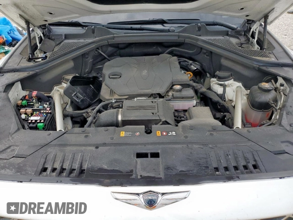2021 Genesis GV80 with VIN KMUHBDSB2MU038652, listed as a Copart auction lot 61668755 with Not provided miles and Salvage title. Bid and sale history available at DreamBid. Image 12.