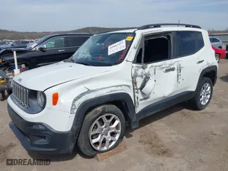 2017 Jeep Renegade Altitude with VIN ZACCJBBB2HPE57919, listed as a IAAI auction lot 41803327 with 142,912 mi miles. Bid and sale history available at carsss.com. Image 2.