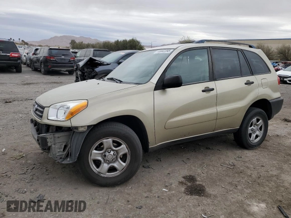 2003 Toyota RAV4 with VIN JTEGH20V030092631, listed as a Copart auction lot 48082395 with 189,802 mi miles and Salvage Title. Bid and sale history available at DreamBid. Image 1.