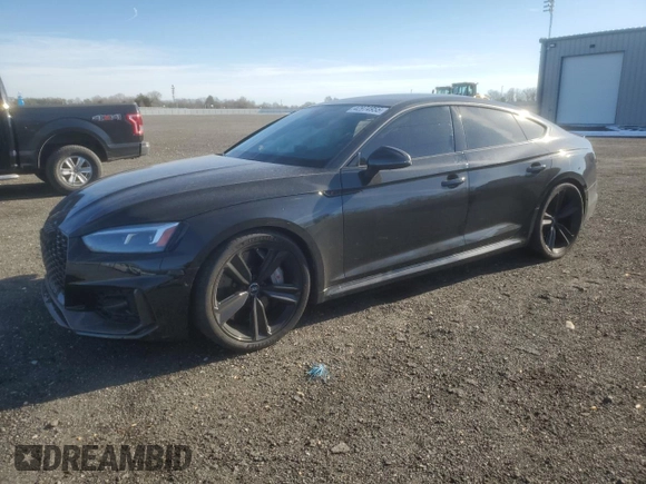 2019 Audi RS 5 Sportback z VIN WUABWCF56KA903376, wystawiony jako Copart lot #42974955 z przebiegiem 39 286 mil mil oraz Szkoda całkowita • Salvage title. Historia ofert i sprzedaży dostępna na DreamBid. Obrazek 1.