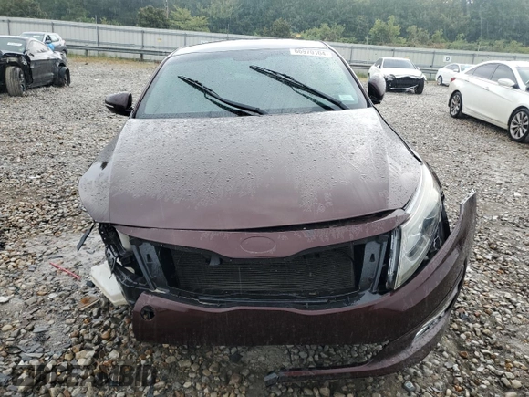 2014 Kia Optima LX with VIN 5XXGM4A76EG266117, listed as a Copart auction lot 66970104 with 81,446 mi miles and Salvage Title. Bid and sale history available at carsss.com. Image 5.
