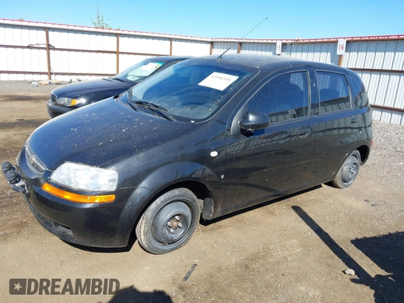 2008 Chevrolet Aveo LS with VIN KL1TD66668B114060, listed as a IAAI auction lot 42196550 with 89,456 mi miles and . Bid and sale history available at DreamBid. Image 2.