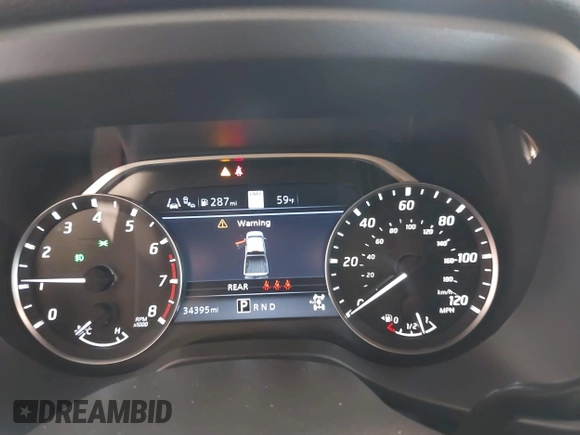 2021 Nissan Titan Pro-4X with VIN 1N6AA1ED9MN525986, listed as a IAAI auction lot 41795296 with 34,395 mi miles and . Bid and sale history available at DreamBid. Image 7.